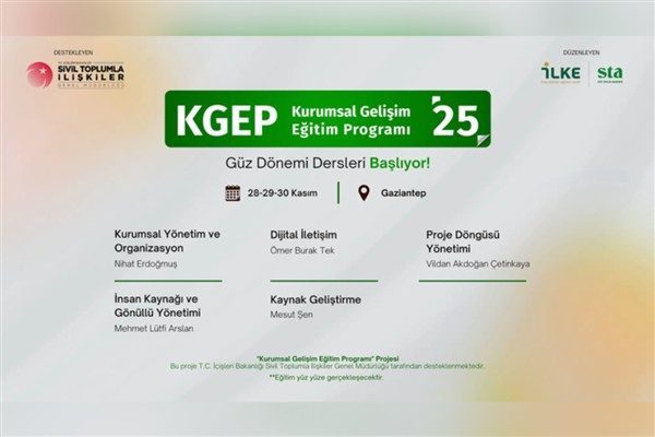 T.C. İ&ccedil;işleri Bakanlığı Sivil Toplum İlişkiler Genel M&uuml;d&uuml;rl&uuml;ğ&uuml; desteğiyle İLKE