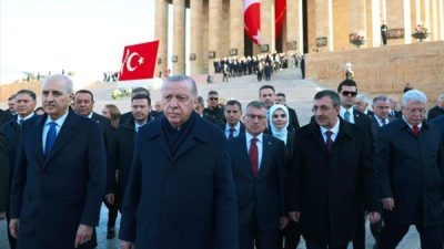 TBMM Bakanı Numan Kurtulmuş,&nbsp;Gazi Mustafa Kemal Atat&uuml;rk'&uuml;n vefatının 87'nci yıl