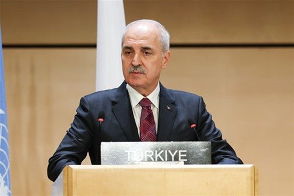 TBMM Başkanı Numan Kurtulmuş, G&uuml;rcistan-Azerbaycan sınırında d&uuml;şen asker&icirc; u&ccedil;ağın yol