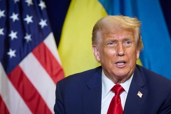 ABD Başkanı Trump, Rusya ile Ukrayna arasındaki savaşla ilgili a&ccedil;ıklamasında,