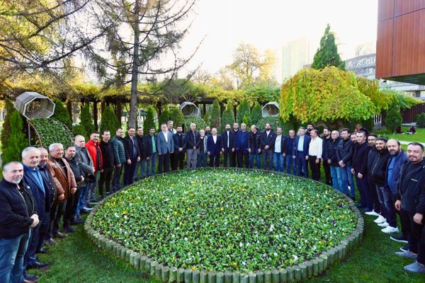 B&uuml;y&uuml;kşehir Belediyesi Başkanlık Toplantı Salonu&rsquo;nda ger&ccedil;ekleştirilen ziyarette, Yeraltı &Ccedil;arşısı Yardımlaşma