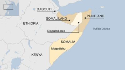 İsrail, Cuma g&uuml;n&uuml;, b&ouml;lgenin 1991'de Doğu Afrika &uuml;lkesi Somali'den bağımsızlığını