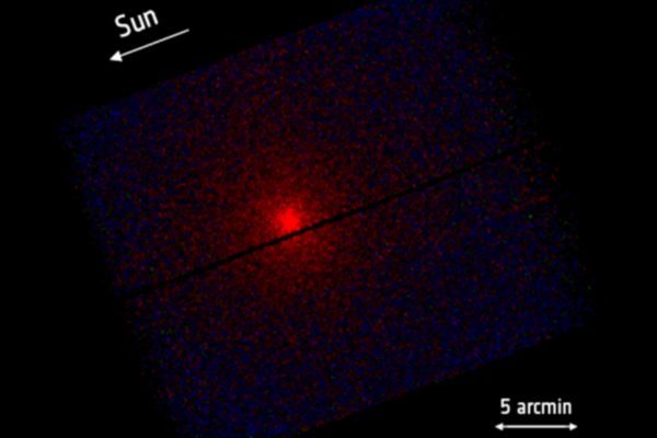 Avrupa Uzay Ajansı'ndan (ESA) yapılan a&ccedil;ıklamaya g&ouml;re, XMM-Newton, kuyruklu yıldızı