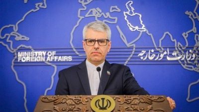 İran Dışişleri Bakanlığı S&ouml;zc&uuml;s&uuml; Esmail Baqaei, ABD Donanması'nın Venezuela kıyılarına