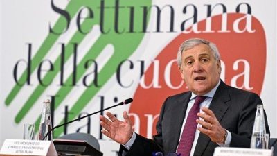 İtalya Başbakan Yardımcısı ve Dışişleri Bakanı Tajani, İsvi&ccedil;re Federal Konseyi