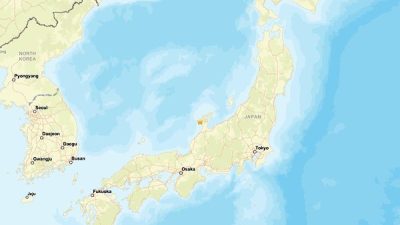 Amerika Birleşik Devletleri Jeoloji Araştırmaları Kurumu&rsquo;nun (USGS) verilerine g&ouml;re, Japonya'da