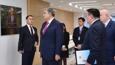 Kazakistan Dışişleri Bakanı Kosherbayev, Almatı'daki &ccedil;alışma gezisi kapsamında Birleşmiş Milletler