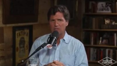 Ziyaretin ardından yayınlanan Tucker Carlson Show'un Perşembe g&uuml;nk&uuml; yeni b&ouml;l&uuml;m&uuml;nde