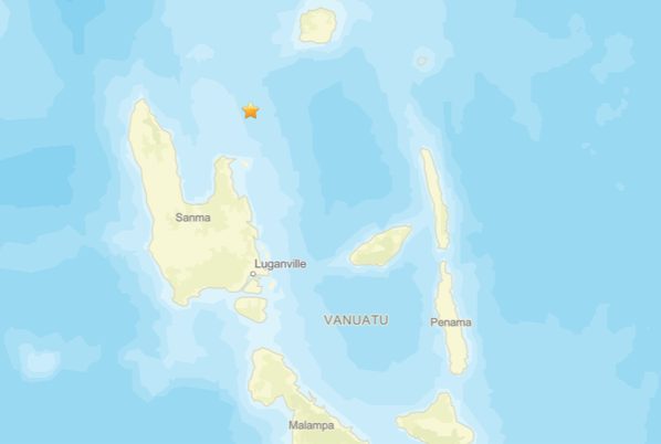 Amerika Birleşik Devletleri Jeoloji Araştırmaları Kurumu&rsquo;nun (USGS) verilerine g&ouml;re,&nbsp;Vanuatu'daki Port-Olry'nin