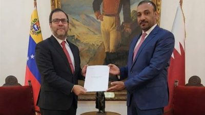 Katar Dışişleri Bakanlığı tarafından yapılan a&ccedil;ıklamaya g&ouml;re, Bolivarcı Venezuela Cumhuriyeti