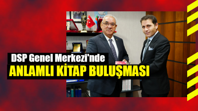 Gazeteci-Yazar Zübeyt Bozkurt, Demokratik Sol Parti (DSP) Genel Başkanı’nı makamında