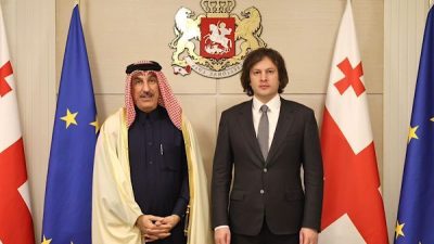 G&uuml;rcistan Başbakanı &nbsp;Kobakhidze, 20 Ocak 2026 tarihinde Tiflis&rsquo;te Katar Devleti&rsquo;nin