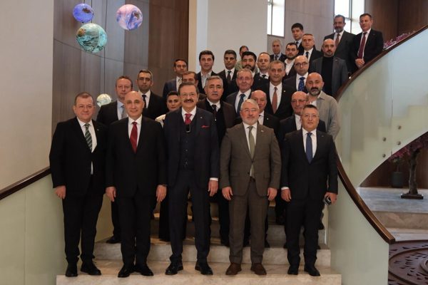 T&uuml;rkiye Odalar ve Borsalar Birliği (TOBB) Başkanı Rifat Hisarcıklıoğlu ile