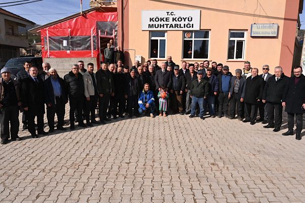 Isparta Belediye Başkanı Ş&uuml;kr&uuml; Başdeğirmen, Gelendost il&ccedil;esi temasları kapsamında K&ouml;ke