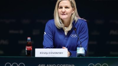 Uluslararası Olimpiyat Komitesi (IOC) Başkanı Kirsty Coventry, 2026 Milano-Cortina Kış