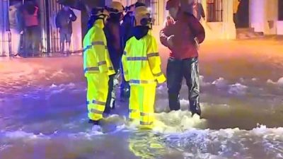 Cádiz ilindeki Grazalema kasabasında, 470 litreden fazla yağmur yağdı, yeraltı