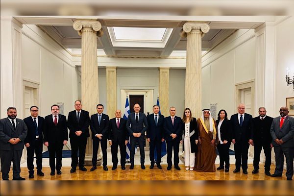 Katar Devleti&rsquo;nin Yunanistan B&uuml;y&uuml;kel&ccedil;isi Al Mansouri, Cuma g&uuml;n&uuml; Yunanistan Dışişleri