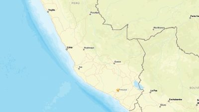 Amerika Birleşik Devletleri Jeoloji Araştırmaları Kurumu&rsquo;nun (USGS) verilerine g&ouml;re, &nbsp;Peru'nun