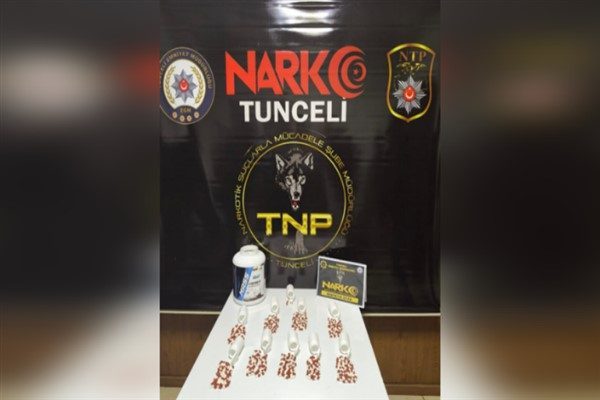 Tunceli İl Emniyet M&uuml;d&uuml;rl&uuml;ğ&uuml; Narkotik Su&ccedil;larla M&uuml;cadele Şube M&uuml;d&uuml;rl&uuml;ğ&uuml; ekiplerince