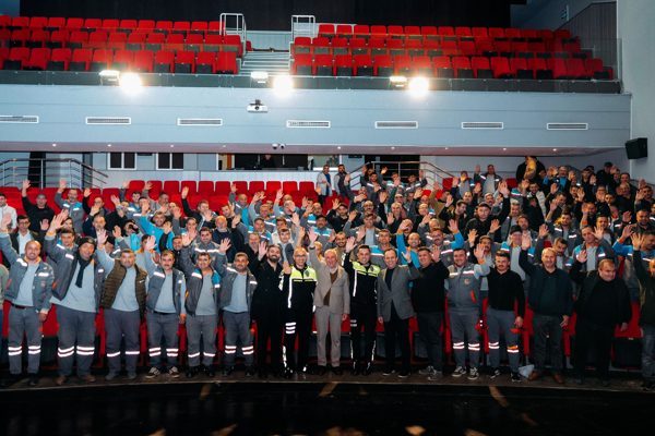 Temizlik İşleri Müdürlüğü bünyesinde çalışan şoförlere, Alanya Kültür Merkezi’nde trafik