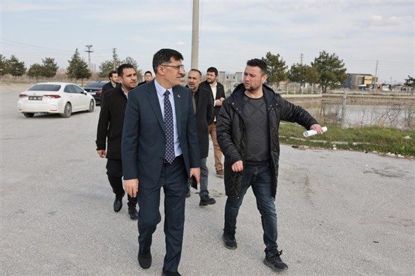 Kütahya Belediye Başkanı Eyüp Kahveci, Eskişehir yolu üzerinde bulunan Fuar