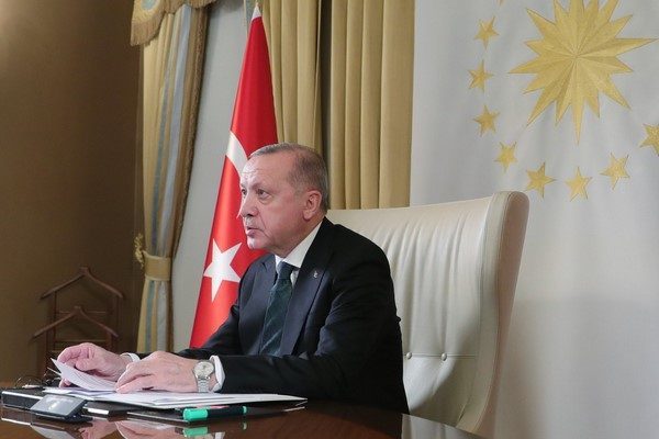Cumhurbaşkanı Recep Tayyip Erdoğan, Irak Kürt Bölgesel Yönetimi Başkanı Neçirvan