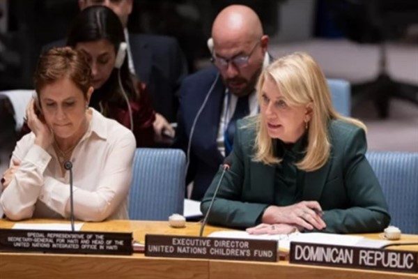 UNICEF İcra Direktörü Catherine Russell, Fransa Ulusal Meclisi Başkanı Yael