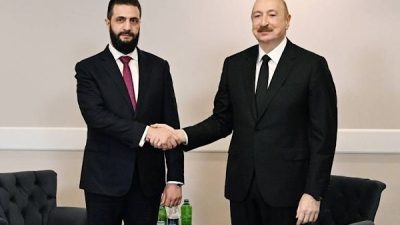 Azerbaycan Cumhuriyeti Cumhurbaşkanı İlham Aliyev, Antalya’da Suriye Arap Cumhuriyeti Cumhurbaşkanı