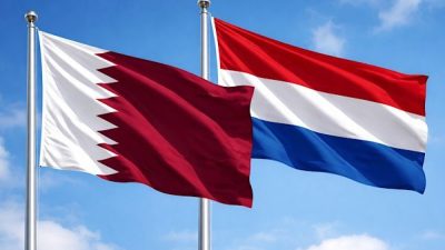 Katar Başbakanı ve Dışişleri Bakanı  Al Sani, Hollanda Dışişleri Bakanı Berendsen