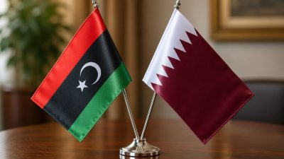 Libya Devleti Başkanlık Konseyi Başkanı Muhammed el-Menfi, Katar Devleti’nin Libya