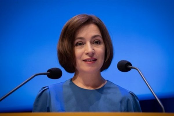 Moldova Cumhurbaşkanı Maia Sandu, AB’nin sergilediği kararlılığın bölgesel güvenlik açısından
