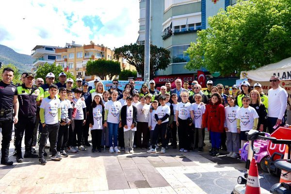 Trafik Haftası kapsamında Alanya Belediyesi Trafik Eğitim Merkezi, İlçe Jandarma