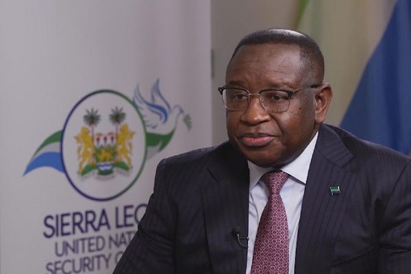 CCTV’nin haberine göre; Sierra Leone Cumhurbaşkanı Julius Maada Bio, ülkesinin