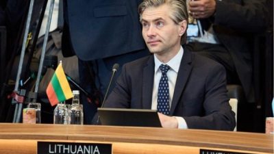 Litvanya Dışişleri Bakanı Kestutis Budrys, Rusya’nın Ukraine tarafından başlatılan ateşkesi