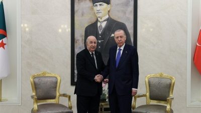 Cumhurbaşkanı Recep Tayyip Erdoğan, resmi ziyaret kapsamında Türkiye’ye gelen Cezayir