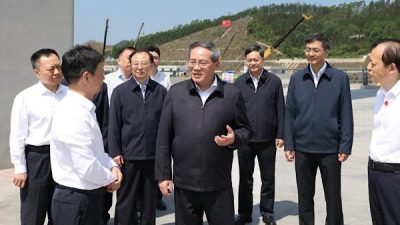 Çin Başbakanı Li Qiang, ülkenin su şebekesinin ana çerçevesinin inşasının