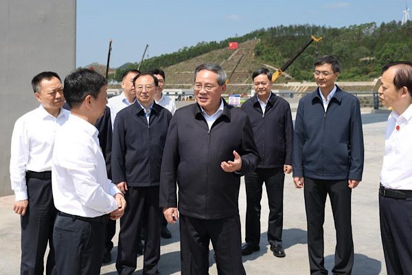 Çin Başbakanı Li Qiang, ülkenin su şebekesinin ana çerçevesinin inşasının