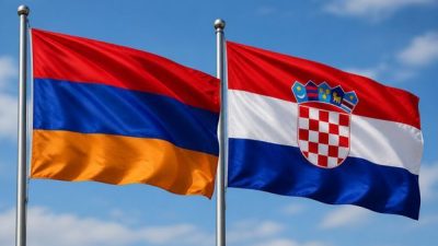 Ermenistan Başbakanı Nikol Paşinyan, Hırvatistan Başbakanı Andrej Plenkovic ile Ermenistan-Hırvatistan