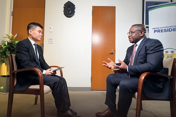Sierra Leone Cumhurbaşkanı Julius Maada Bio, Çin’in ülkesinin en güvenilir