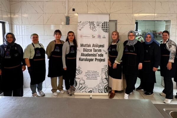 Düzce Belediyesi tarafından yürütülen ‘Mutfak Atölyesi Tarım Akademisinde Kuruluyor’ projesi