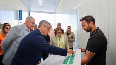 Gaziantep Büyükşehir Belediye Başkanı Fatma Şahin, yapımı sona yaklaşan modern