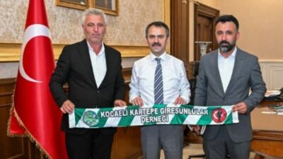Kocaeli Kartepe Giresunlular Derneği Başkanı Sedat Şalcı ve Başkan Yardımcısı