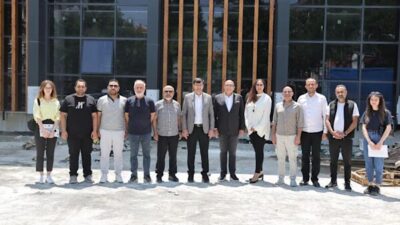 Kütahya Belediye Başkanı Kahveci, Alipaşa Mahallesi’nde yapımı devam eden Kütüphane ve