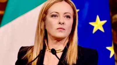 İtalya Başbakanı Giorgia Meloni, Gemona del Friuli’de düzenlenen Triveneto 3’üncü