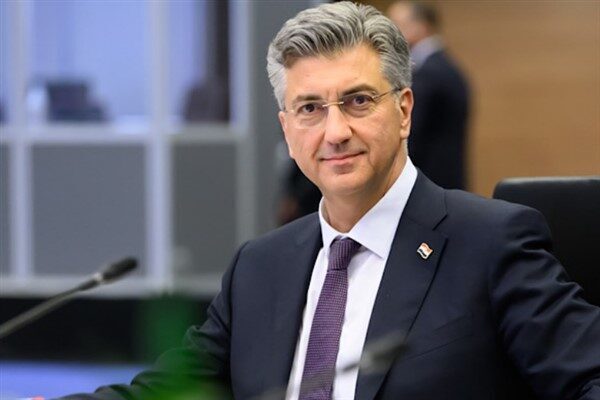 Hırvatistan Başbakanı Andrej Plenkovic, toplantıda, Hırvat Demokrat Birliği gündemindeki konular