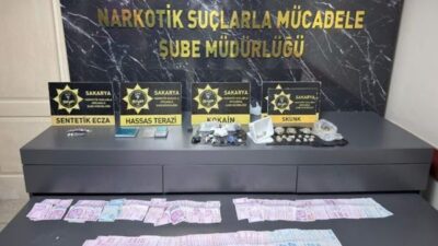 Sakarya Cumhuriyet Başsavcılığı koordinesinde İl Emniyet Müdürlüğü Narkotik Suçlarla Mücadele