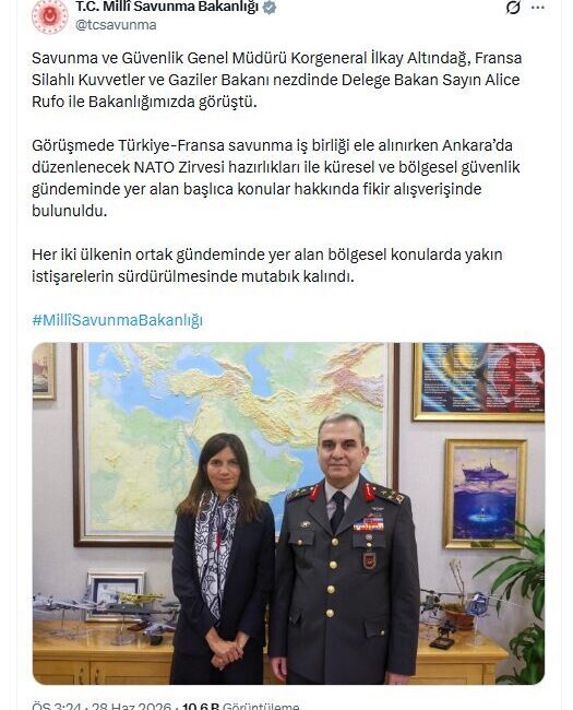 Millî Savunma Bakanlığı, Savunma ve Güvenlik Genel Müdürü Korgeneral İlkay