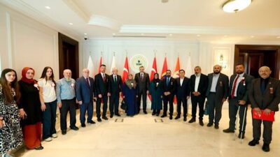 Bakan Çiftçi, Türkiye Gazi ve Şehit Aileleri Vakfı Başkanı Lokman