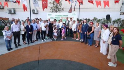 Bakırköy Belediyesi tarafından yenilenen Yenimahalle Vefa Parkı düzenlenen törenle hizmete