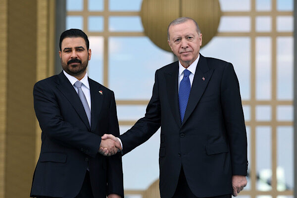 Cumhurbaşkanı Recep Tayyip Erdoğan, Irak Başbakanı Ali ez-Zeydi ile bir